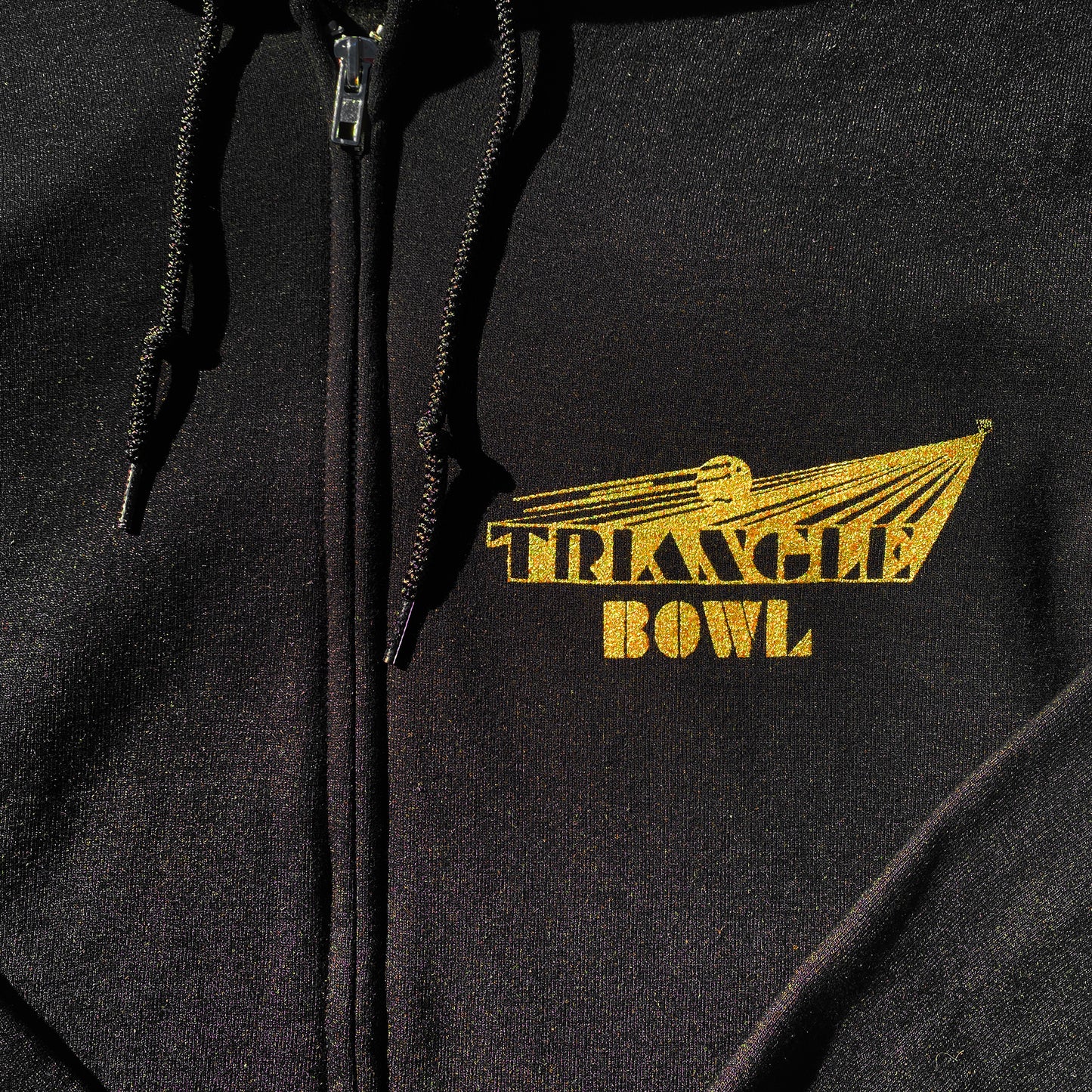 Triangle Bowl Black and Gold Hoodie
