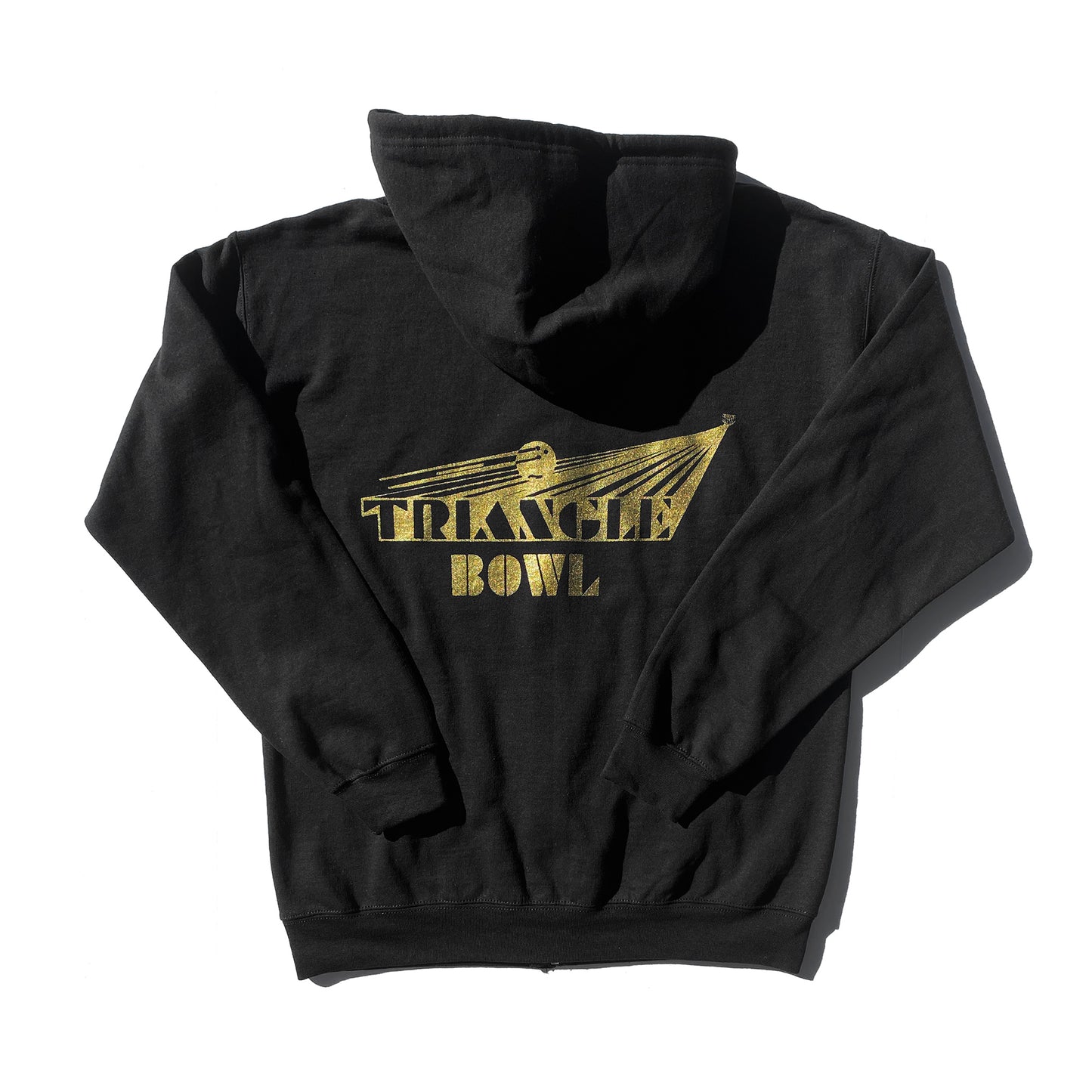 Triangle Bowl Black and Gold Hoodie