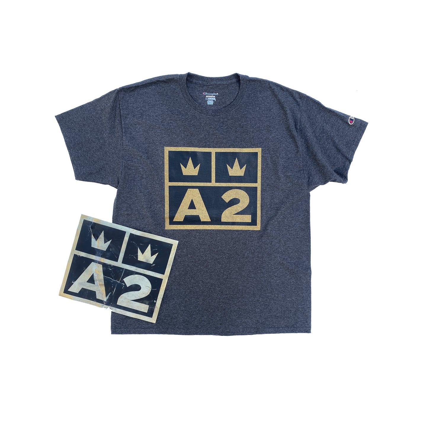 A2 Pinsetter Shirt - Deck Shield Gray